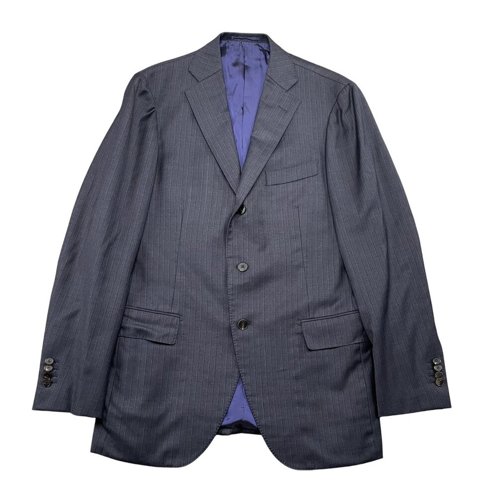 Universal Language x Loro Piana Super 130s‎ Wool Blazer 40R Gray Formal